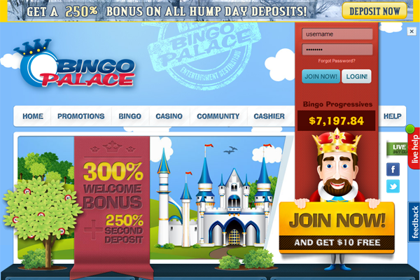 Bingo Palace screen shot