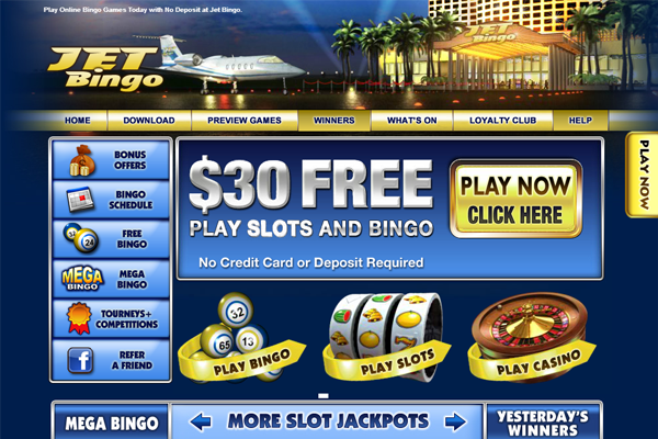 Jet Bingo screen shot